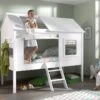 Bed Boomhut Charlotte Met Set Gordijnen -BETER BED Winkel Bed Boomhut Charlotte