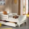 Bed Jumper Met Lade En Matras 160+40cm -BETER BED Winkel Bed Jumper met lade en matrs 160 40cm
