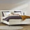 Boxspring Opal Vlak Met Gestoffeerd Matras -BETER BED Winkel Boxspring Opal vlak met gestoffeerd matras ecru