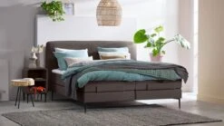 Boxspring Quartz Verstelbaar Met Gestoffeerd Matras