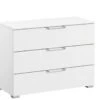 Commode Sydney Met 3 Laden 2 Commode Sydney Met 3 Laden -BETER BED Winkel Commode Sydney met 3 laden wit
