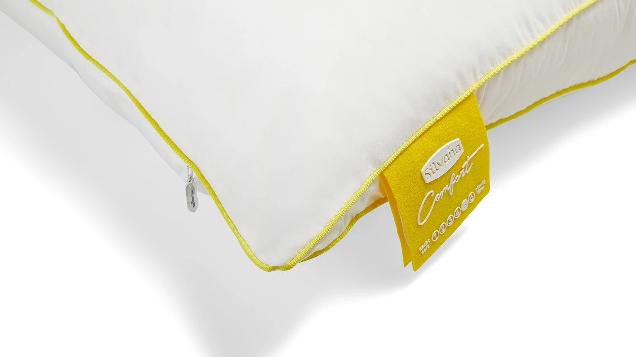Hoofdkussen Silvana Comfort Geel 6 Hoofdkussen Silvana Comfort Geel - Afbeelding 4