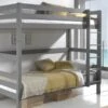 Stapelbed Pino Hoog 2 Stapelbed Pino Hoog -BETER BED Winkel Stapelbed Pino grijs